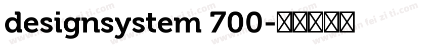 designsystem 700字体转换